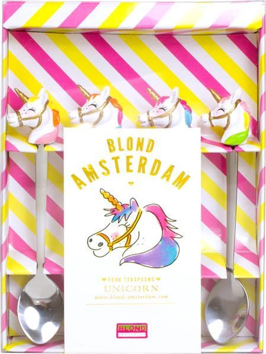 Blond Amsterdam Unicorn Theelepeltjes - 4 stuks Blond Amsterdam Unicorn Theelepeltjes - 4 Stuks -Le Creuset Winkel 902x1200 5