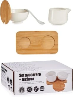 Suiker En Melk Serveren Setje Van Keramiek Met Bamboe 19 Cm 2 Suiker En Melk Serveren Setje Van Keramiek Met Bamboe 19 Cm -Le Creuset Winkel 908x1200