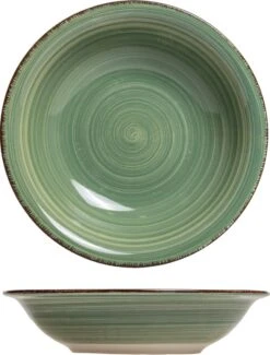 Studio Tavola Diepe Borden Summer Green ø 21 Cm - 6 Stuks -Le Creuset Winkel 912x1200