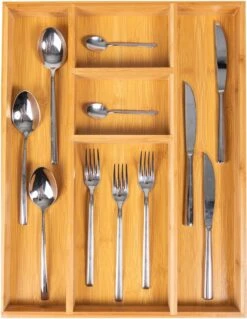 Coninx Bestekbak Bamboe 36CM Breed - Besteklade - Opbergbak - Duurzaam - Voor Laden Vanaf 47cm Diep -Le Creuset Winkel 928x1200 1