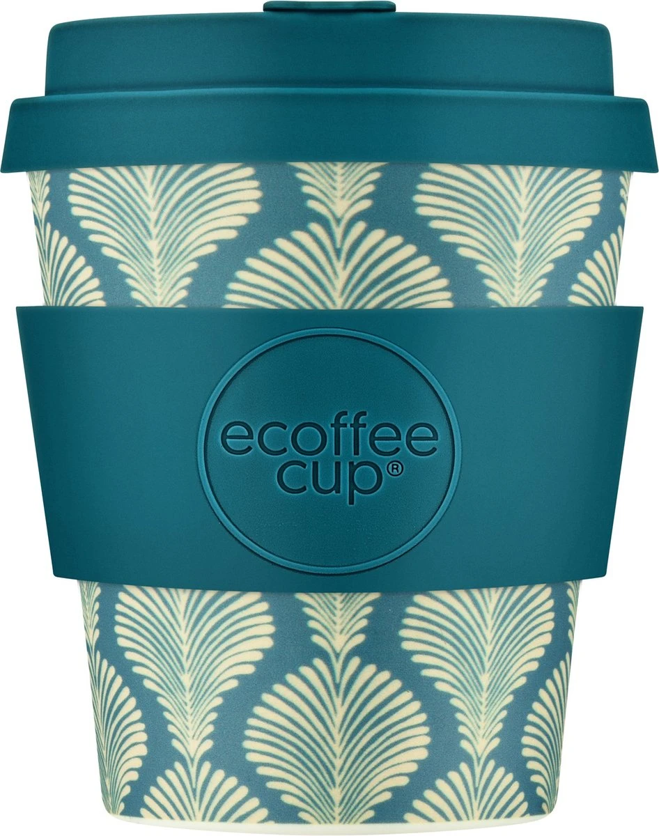 Ecoffee Cup Creasy Lu PLA - Koffiebeker to Go 240 ml - Groenblauw Siliconen Ecoffee Cup Creasy Lu PLA - Koffiebeker To Go 240 Ml - Groenblauw Siliconen -Le Creuset Winkel