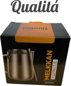 Qualitá® Melkkan Met Art Pen - Barista Melkkannetje - 350 ML - Melkopschuimkannen -Le Creuset Winkel 998x1200 3